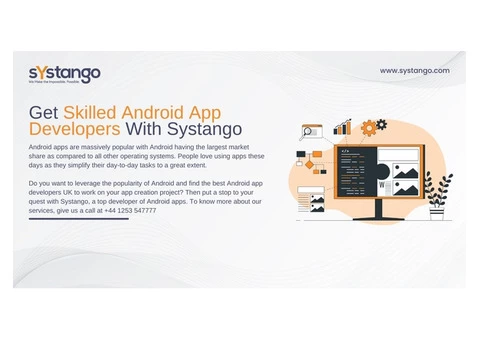 Get Skilled Android App Developers With Systango