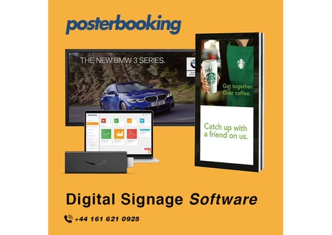 Digital Signage- Poster Booking