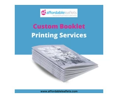 Custom Booklet Printing Services | Affordable Leaflets