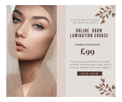 Join Our Online Brow Lamination Course with a Free Full Kit - Explore Now