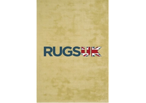 Aran Rug by Asiatic Carpets in Jasmine Yellow Colour - 1/3