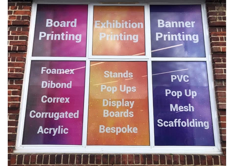 Transform Your Windows with Custom Graphics from Sign Company London