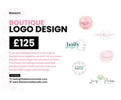 Get a custom boutique logo - starting from £125