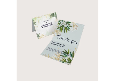 A4 Folded to A5 Greeting Cards