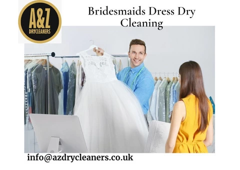 Our Bridesmaids Dress Dry Cleaning Service