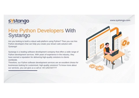 Hire Python Developers With Systango