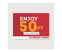 A6 Promo Cards