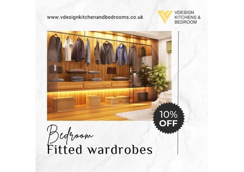 Elevate Your Bedroom Storage: 10% Off on Fitted Wardrobes
