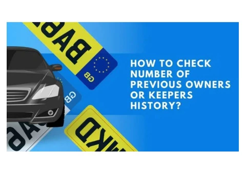 Free Vehicle Registered Owner Check UK