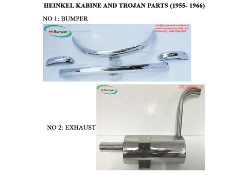 Heinkel Kabine and Trojan bumpers and exhaust (1955- 1966) - 1/3