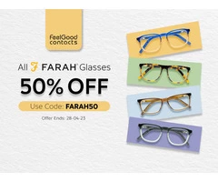 Get 50% Off Farah Glasses in the UK!