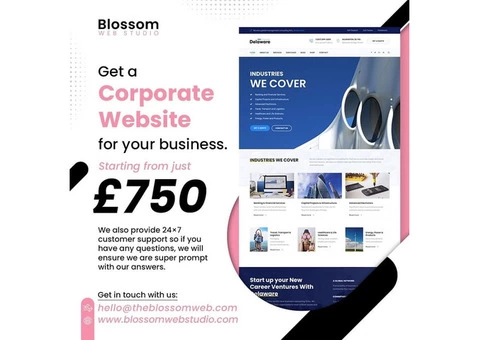 Get a Corporate Website for Your Business - Starting from Just £750
