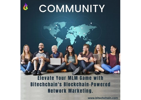 Elevate Your MLM Game with Bitechchain's Blockchain-Powered Network Marketing.