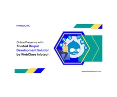 Streamline Your Website with Drupal Development Services offered by WebClues Infotech
