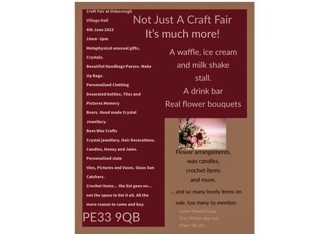 CRAFT FAIR, BUT NOT JUST ANY OLD NORMAL CRAFT FAIR! - 1/3