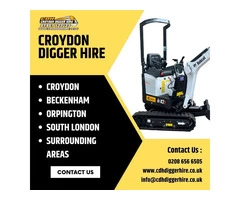 Looking For a Professional Digger Hire Service in Croydon? Just Get in Touch With CDH Digger Hire