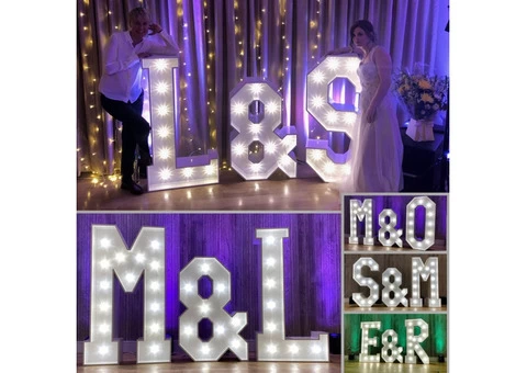 Light Up Letter Hire Staffordshire - 4/5