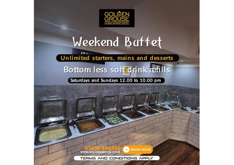 Grab Unlimited Starters, Mains and Desserts at the Best Price
