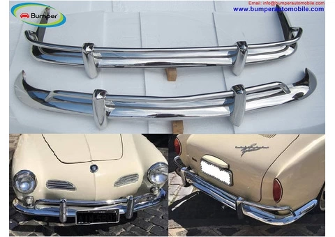 Volkswagen Karmann Ghia US type bumper (1955 – 1966) by stainless steel - 1/3