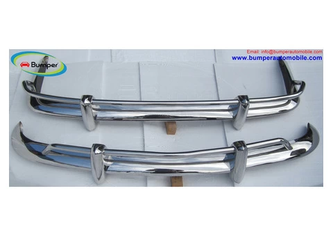 Volkswagen Karmann Ghia US type bumper (1955 – 1966) by stainless steel - 2/3