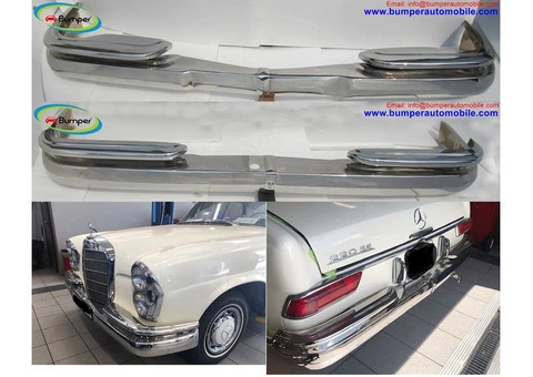 Mercedes W111 W112 Fintail coupe bumpers (1959 - 1968) - 1/4