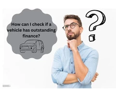 How to check outstanding finance on car?
