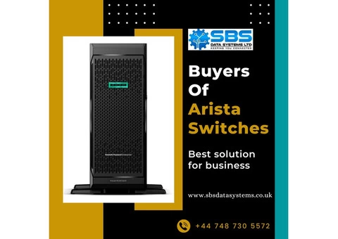 Find end-to-end fast-tracked buying process with SBS Data Systems, the Buyers of Arista Switches