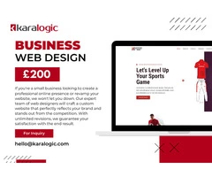 Affordable Web Design Services in London - Starting at just £200