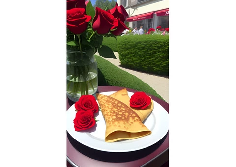 Wedding with a Romantic Parisian Crepes with Pancake Events' Exceptional Crepe Stations - 1/4