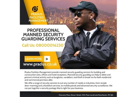 Construction Site Security Officers and Manned Guarding Services Manchester