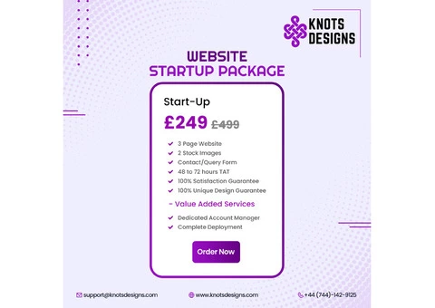 Unleash Your Online Potential with Knots Designs: Professional Website Development Services! - 1/4