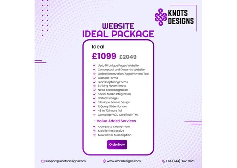 Unleash Your Online Potential with Knots Designs: Professional Website Development Services! - 2/4