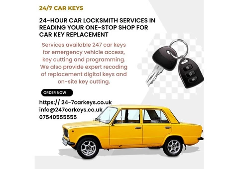 24-Hour Car Locksmith Services in Reading Your One-Stop Shop for Car Key Replacement