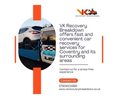 Best Vehicle Recovery Coventry | VK Recovery Breakdown