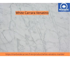 Quality White Carrara Venatino Marble by Marbredecarrare in the UK