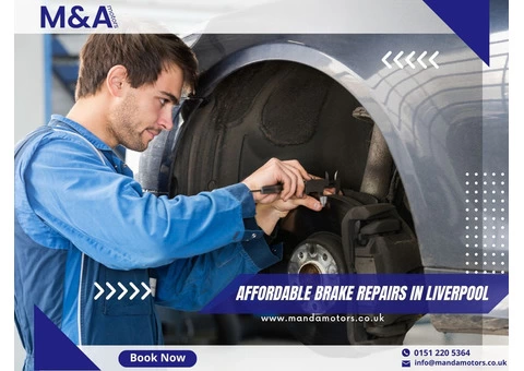 Car Brake Service in Liverpool - M and A Motors