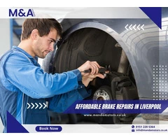 Car Brake Service in Liverpool - M and A Motors