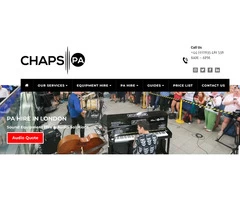 Pa system hire