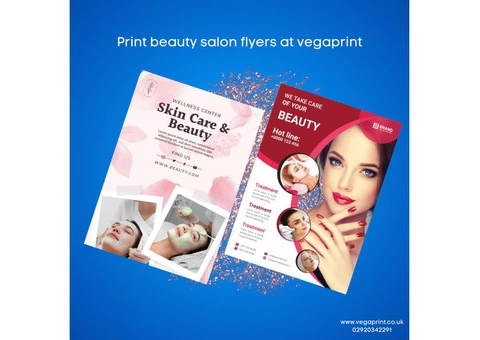 Beauty Salon Flyers Printing In Cardiff Flyer Printing Near Me