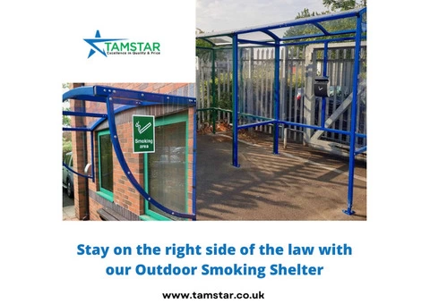 Stay on the right side of the law with our Outdoor Smoking Shelter
