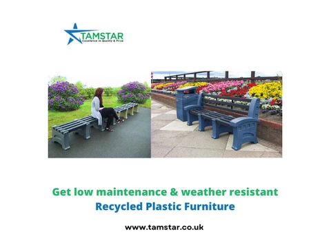 Get low maintenance & weather resistant Recycled Plastic Furniture