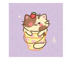 Süße Kawaii Katze - Etsy Austria