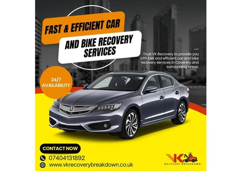 2Wheeler Recovery Service Warwick | VK Recovery Breakdown