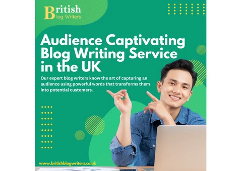 The Best Blog Writing Service in UK | British blog writer