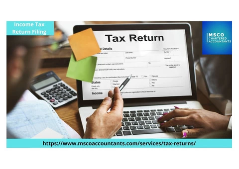 Efficient Income Tax Return Filing Service by MSCO Accountants