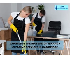 Experience the Best End of Tenancy Cleaning Services in Cambridge