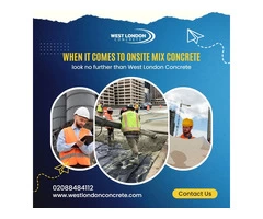 On Site Mixed Concrete West London - West London Concrete