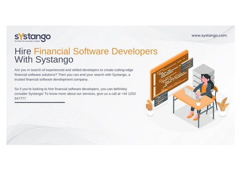 Hire Financial Software Developers With Systango