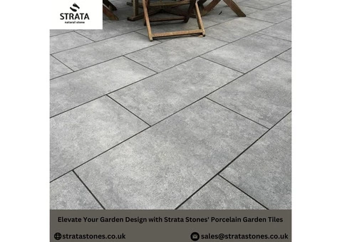 Elevate Your Garden Design with Strata Stones' Porcelain Garden Tiles
