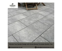 Elevate Your Garden Design with Strata Stones' Porcelain Garden Tiles